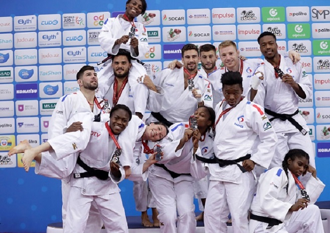 Mondiaux 2018 De Judo : L'équipe De France En Argent